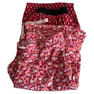 Victoria’s Secret pjs pants bundle (2) size S